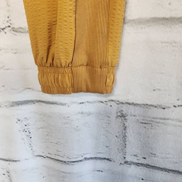 Athleta Textured Brooklyn Stretch Jogger Pants Multicolor Size 2 Yellow Gold - Picture 11 of 13
